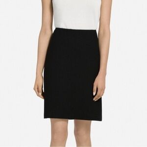 Griffith Gray For St. John Wool Black Pencil Skirt Size 8 Career Academia